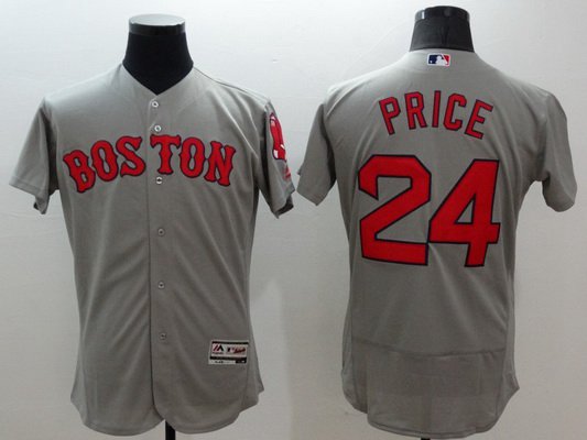 David Price Boston Red Sox gray jersey