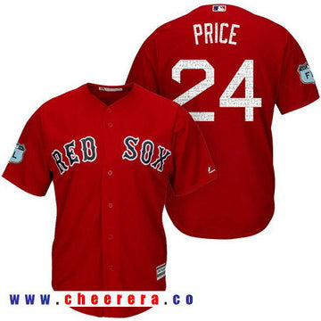 David Price Boston Red Sox red jersey