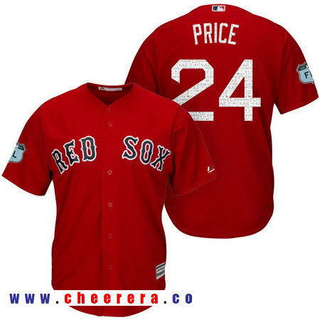 David Price Boston Red Sox red jersey