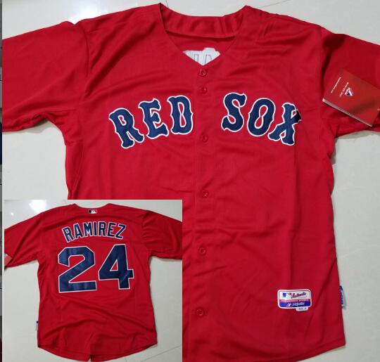 Manny Ramirez Boston Red Sox red jersey