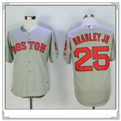 Jackie Bradley Jr Boston Red Sox gray Road jersey