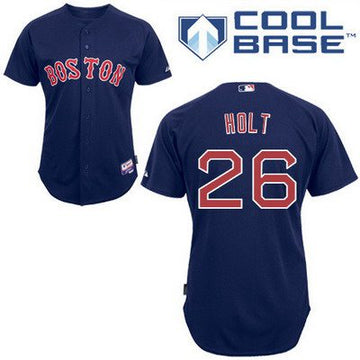 Brock Holt Boston Red Sox navy jersey