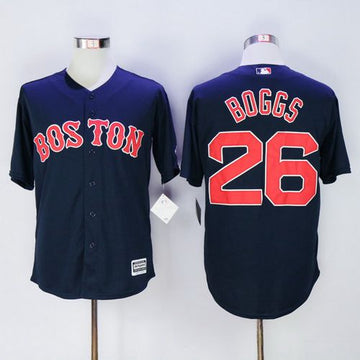 Wade Boggs Boston Red Sox navy jersey