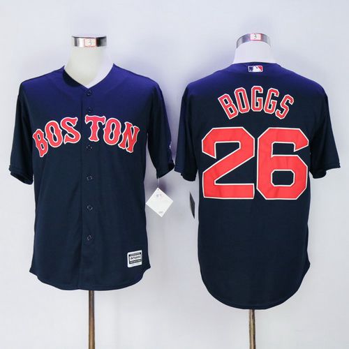 Wade Boggs Boston Red Sox navy jersey