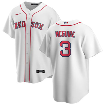 Reese McGuire Boston Red Sox white jersey