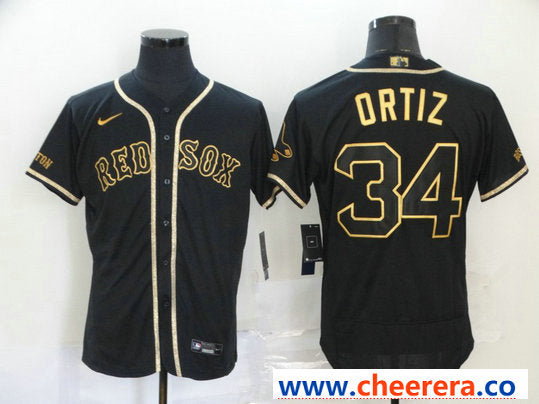 David Ortiz Boston Red Sox black jersey