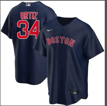 David Ortiz Boston Red Sox blue jersey
