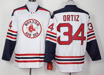 David Ortiz Boston Red Sox white Home jersey