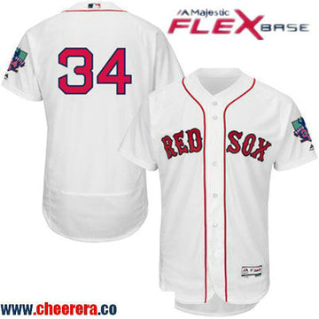 David Ortiz Majestic Boston Red Sox white Home jersey