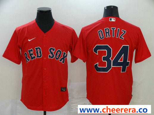 David Ortiz Boston Red Sox red jersey