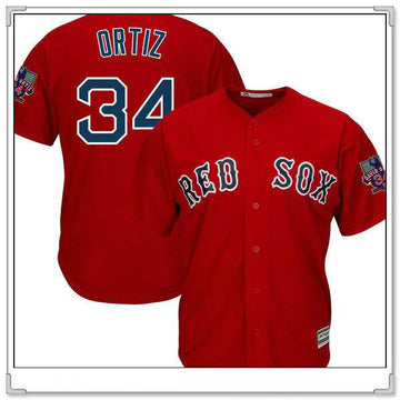 David Ortiz Boston Red Sox red jersey