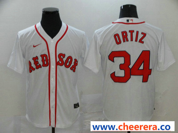 David Ortiz Boston Red Sox white jersey