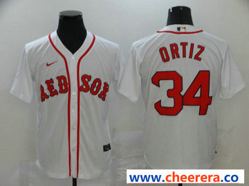 David Ortiz Boston Red Sox white jersey
