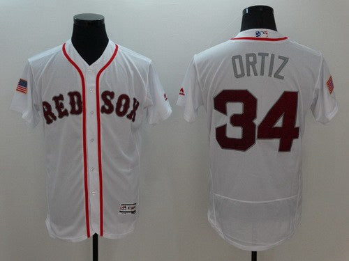 David Ortiz Boston Red Sox white Fashion jersey
