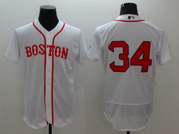 David Ortiz Boston Red Sox white Retro jersey