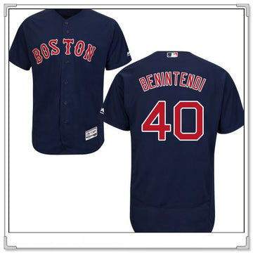 Andrew Benintendi Boston Red Sox navy jersey