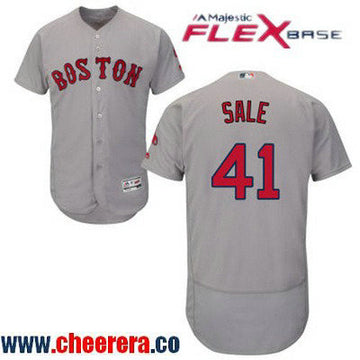 Chris Sale Boston Red Sox gray Road jersey