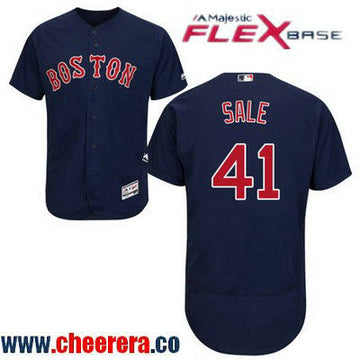 Chris Sale Boston Red Sox navy jersey