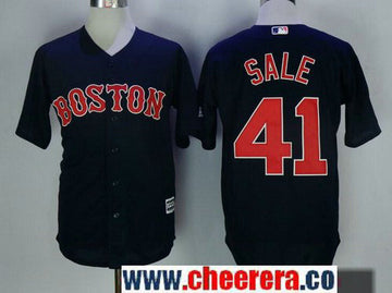 Chris Sale Boston Red Sox navy jersey