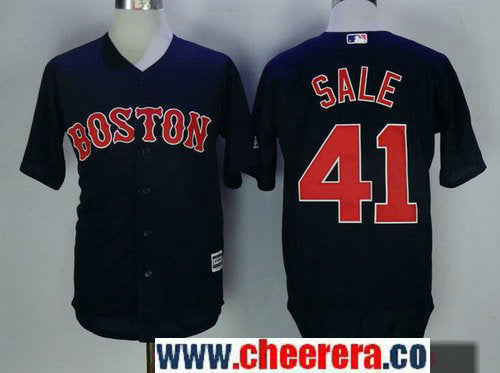 Chris Sale Boston Red Sox navy jersey