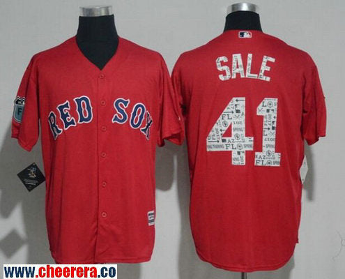 Chris Sale Boston Red Sox red jersey