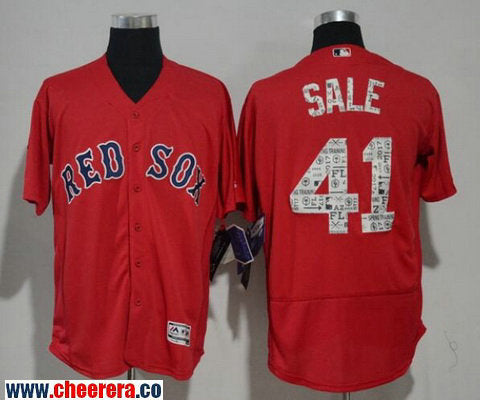 Chris Sale Boston Red Sox red jersey