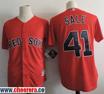 Chris Sale Boston Red Sox red jersey