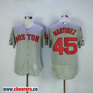 Pedro Martinez Boston Red Sox gray Road jersey