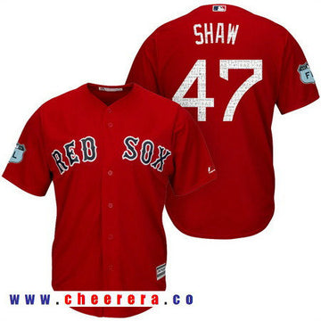 Travis Shaw Boston Red Sox red jersey