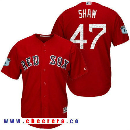 Travis Shaw Boston Red Sox red jersey