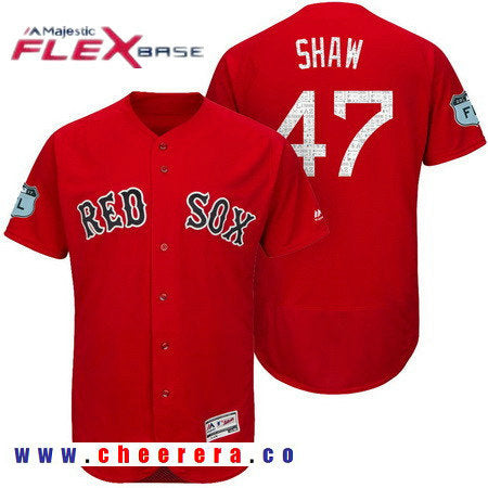Travis Shaw Boston Red Sox red jersey