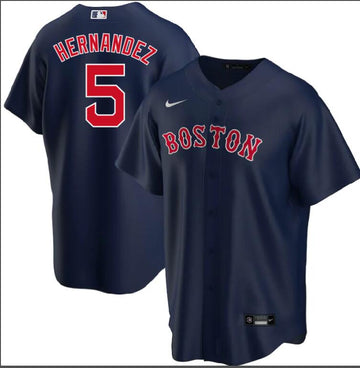 Enrique Hernandez Boston Red Sox blue jersey