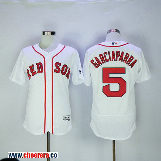 Nomar Garciaparra Boston Red Sox white jersey