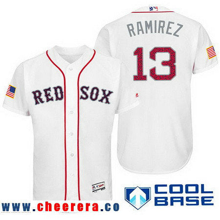 Hanley Ramirez Boston Red Sox white Fashion jersey