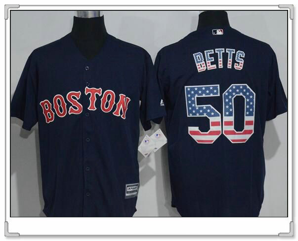 Mookie Betts Boston Red Sox navy Fashion jersey