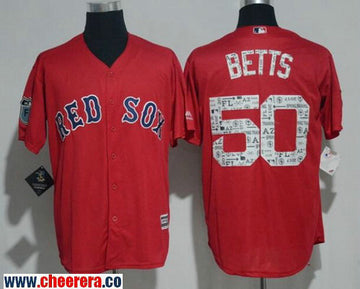 Mookie Betts Boston Red Sox red jersey