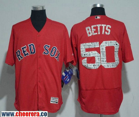 Mookie Betts Boston Red Sox red jersey