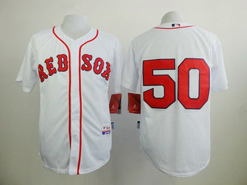 Mookie Betts Boston Red Sox white jersey