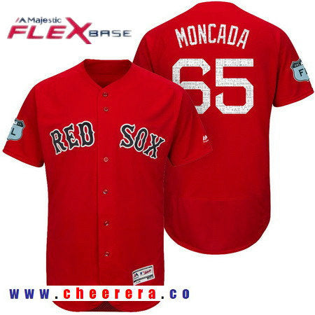 Yoan Moncada Boston Red Sox red jersey