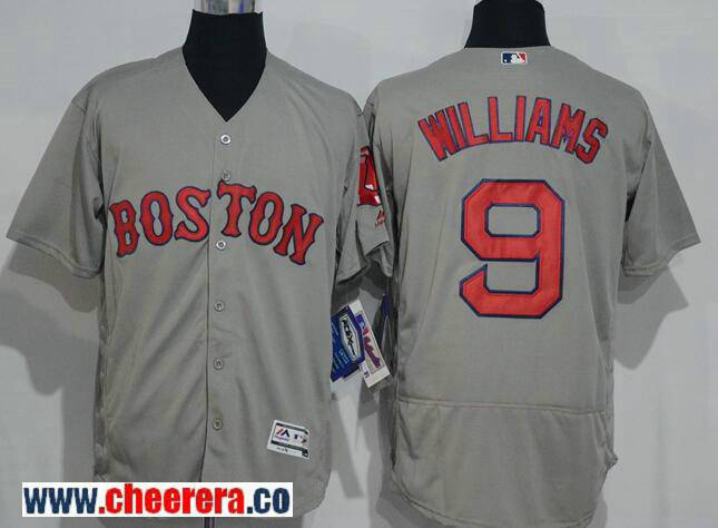 Ted Williams Boston Red Sox gray Road jersey