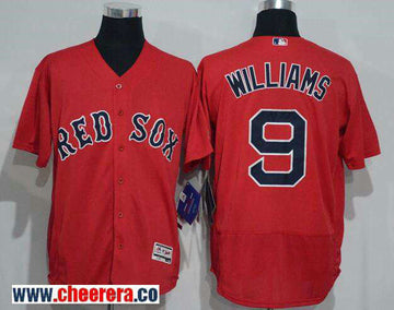 Ted Williams Boston Red Sox red jersey