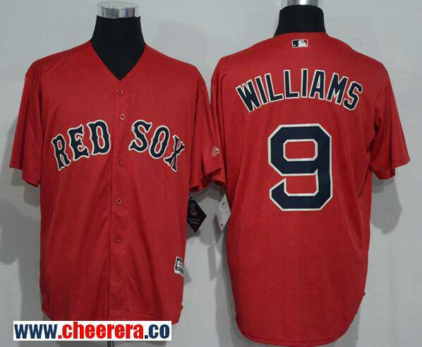 Ted Williams Boston Red Sox red jersey