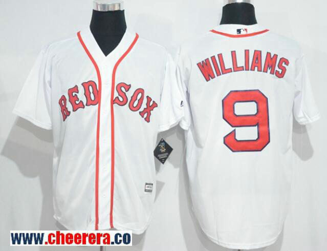 Ted Williams Boston Red Sox white jersey