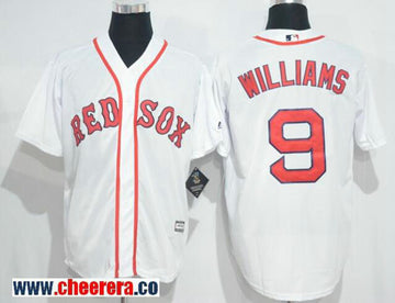 Ted Williams Boston Red Sox white jersey