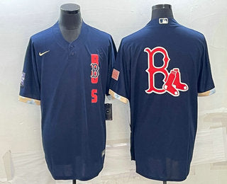 Logo Boston Red Sox navy jersey