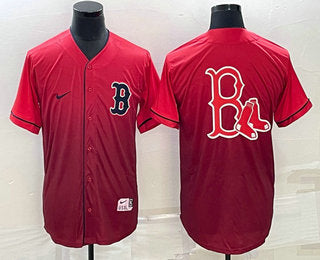 Logo Nike Boston Red Sox red jersey