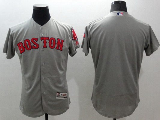 Custom Boston Red Sox gray jersey