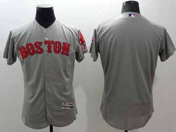 Custom Boston Red Sox gray jersey