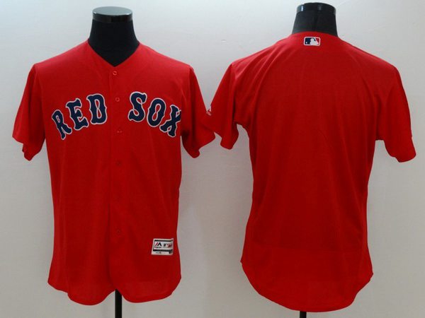 Custom Boston Red Sox red jersey