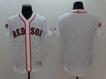 Custom Boston Red Sox white Fashion jersey